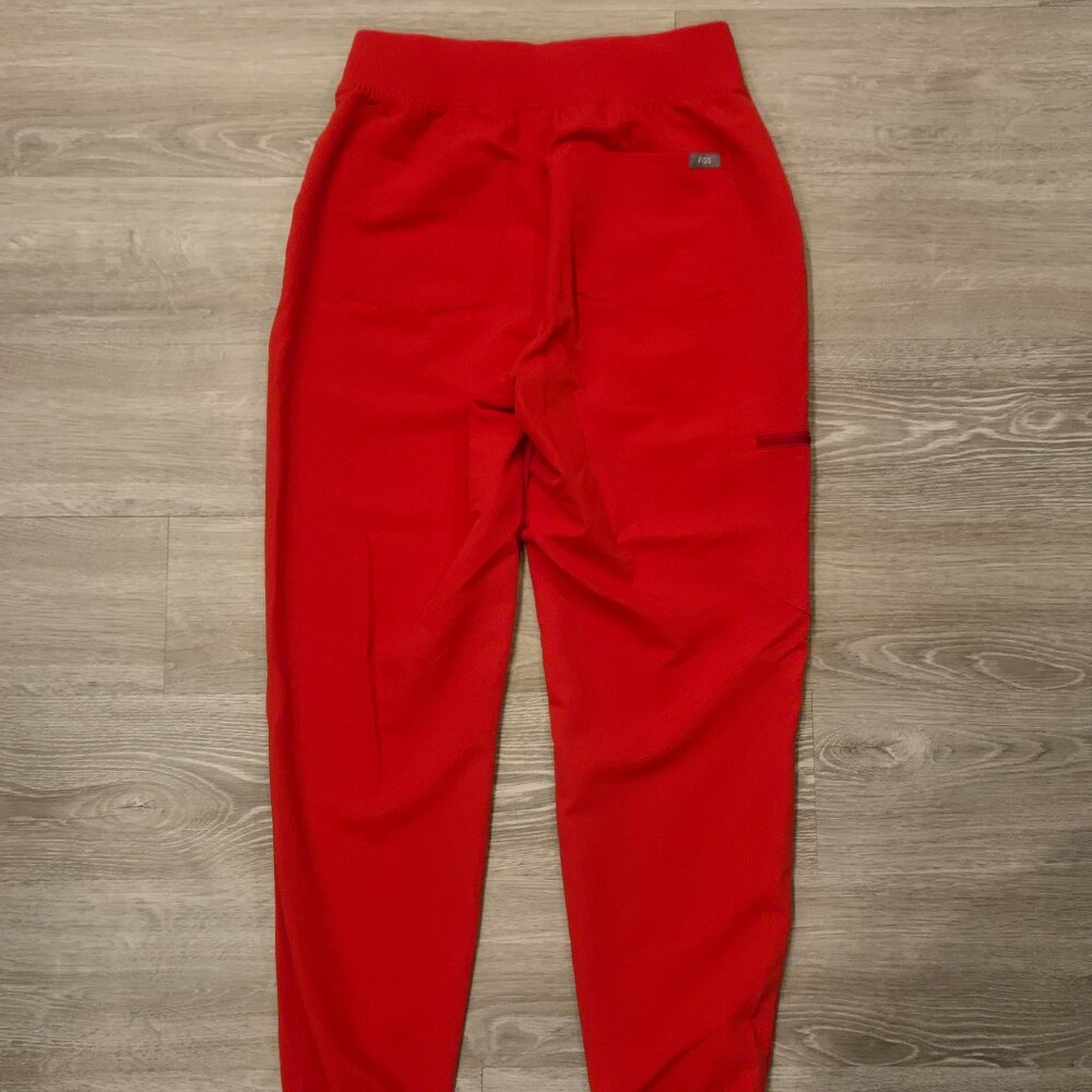 FIGS Scrub Pants - Pop Red - Small - Picture 3 of 8
